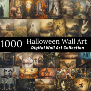 1000 Halloween wall art